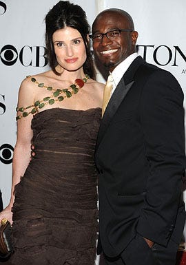 Idina Menzel and Taye Diggs - The 62nd Annual Tony Awards at Radio City Music Hall in New York City, June 15, 2008