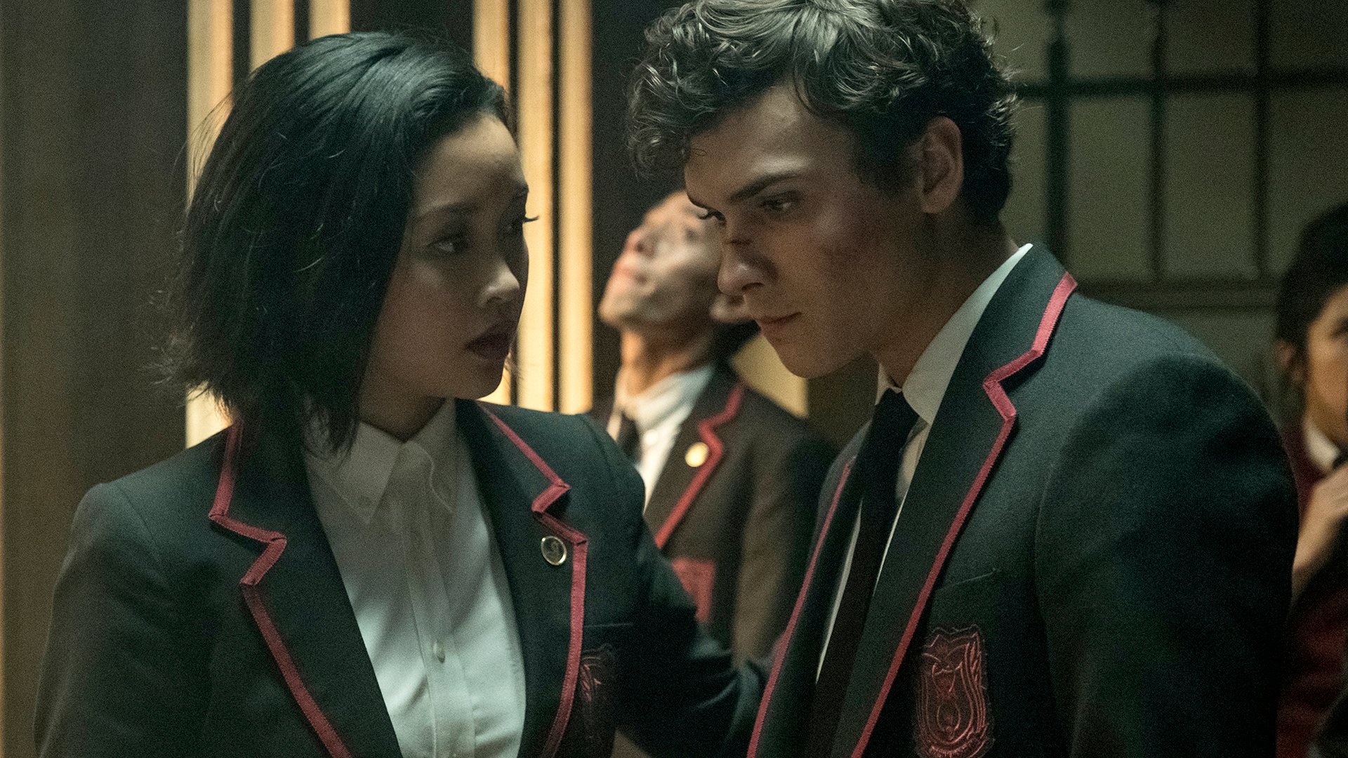 Lana Condor and Benjamin Wadsworth, Deadly Class