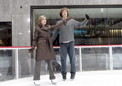Today - Meredith Vieira ice-skates with Will Ferrell at Rockefeller Center - air date 3/26/2007