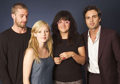 Scott Speedman, Sarah Polley, Isabel Coixet, and Mark Ruffalo - 2003 Toronto International Film Festival - "My Life Without Me" Portraits