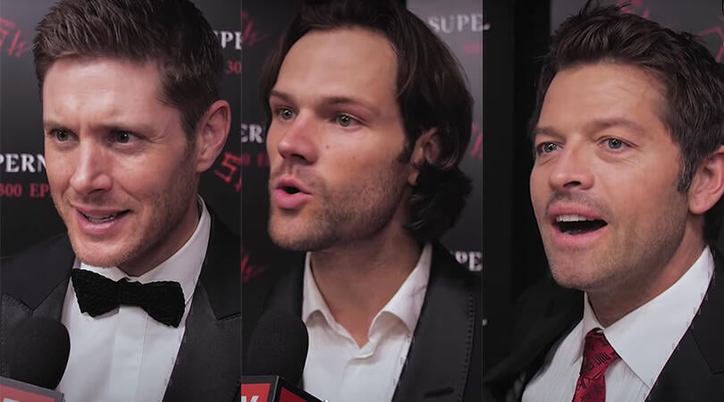 Jensen Ackles, Jared Padalecki, and Misha Collins
