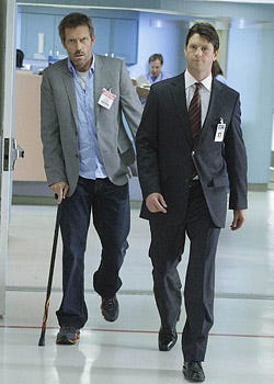 House - Season 4 - "Whatever it Takes" - House (Hugh Laurie with Chad Willett) is recruited by the CIA to treat a deathly ill agent