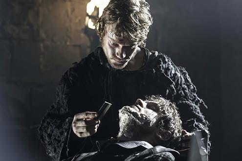 Game of Thrones - Season 4 - "The Lion and the Rose" - Alfie Allen and Iwan Rheon
