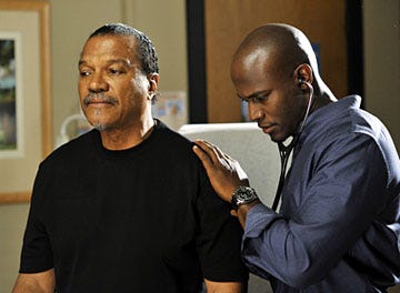 Private Practice - Season 2, "Serving Two Masters" - Billy Dee Williams as Henry, Taye Diggs as Sam