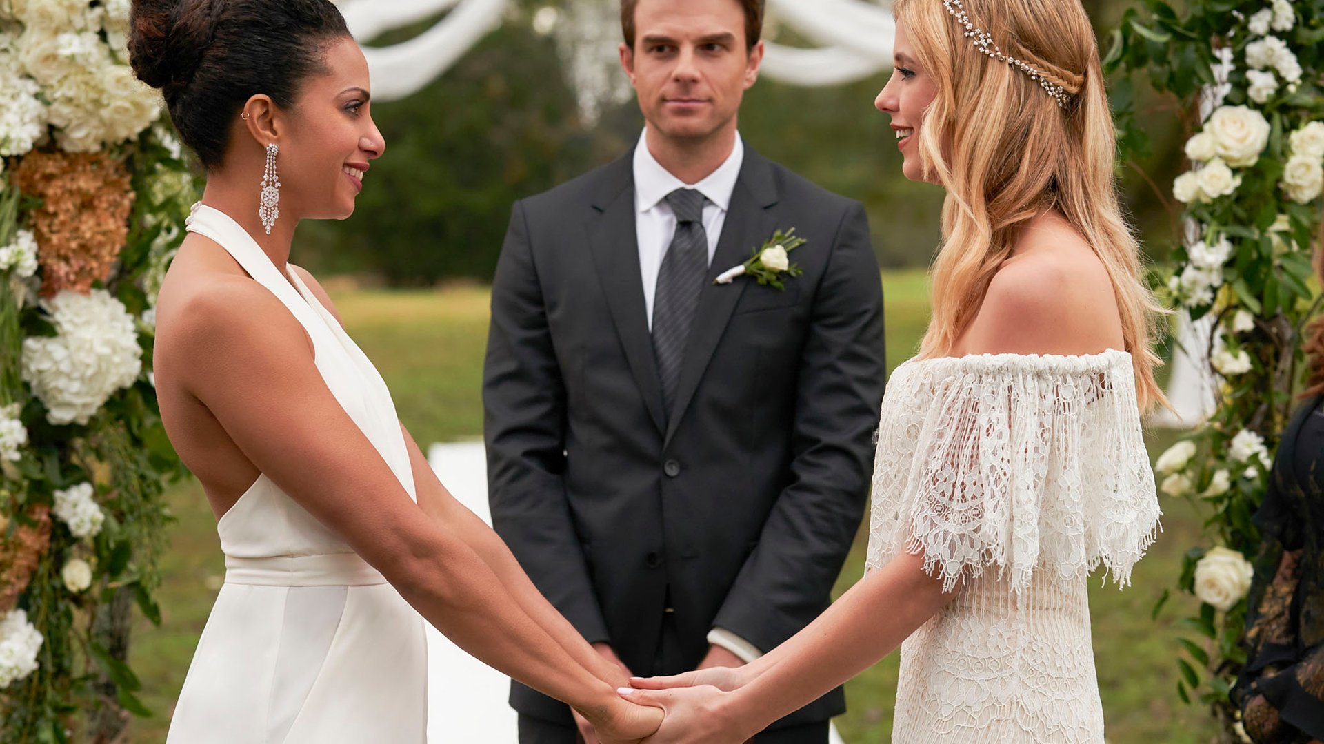Christina Moses, Nathaniel Buzolic and Riley Voelkel, The Originals