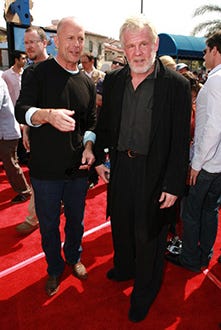 Bruce Willis and Nick Nolte - "Over The Hedge" premiere, April 2006