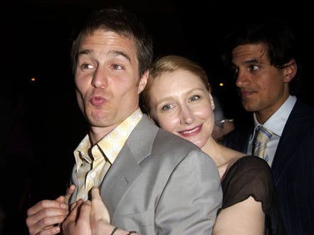 Sam Rockwell and Patricia Clarkson - "Welcome to Collinwood" premiere, May 2002