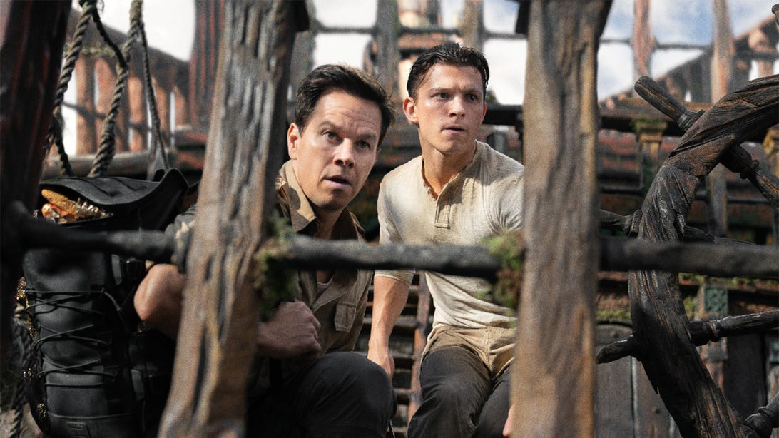 Mark Wahlberg and Tom Holland, Uncharted