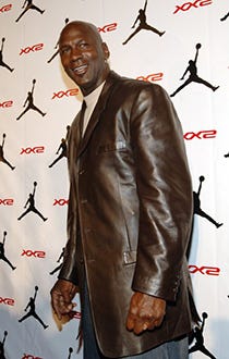 Michael Jordan - The 2007 NBA All-Star at the MGM Grand in Las Vegas, February 16, 2007