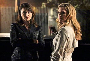 Lucy Lawless and Tricia Helfer Hit No Ordinary Family