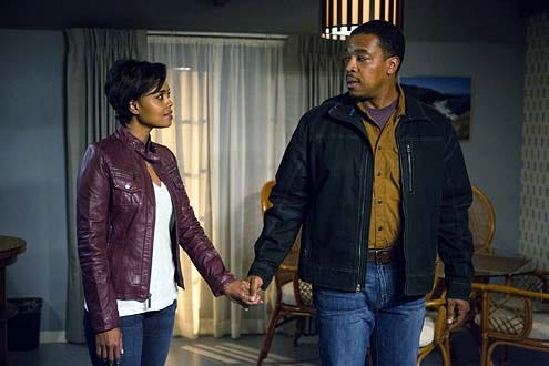 Grimm - Season 3 - " Eyes of the Beholder" - Sharon Leal and Russell Hornsby