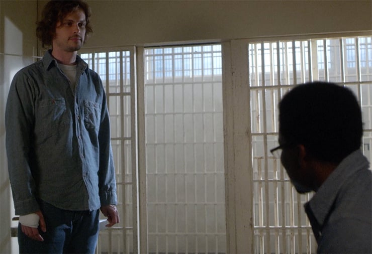 Matthew Gray Gubler and Harold Perrineau, Criminal Minds