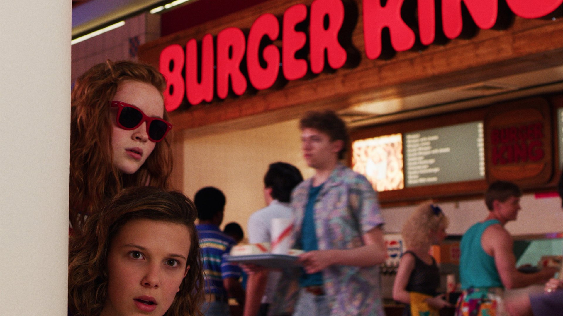 Sadie Sink and Millie Bobby Brown, Stranger Things 3
