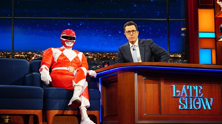 ​Bryan Cranston and Stephen Colbert, The Tonight Show