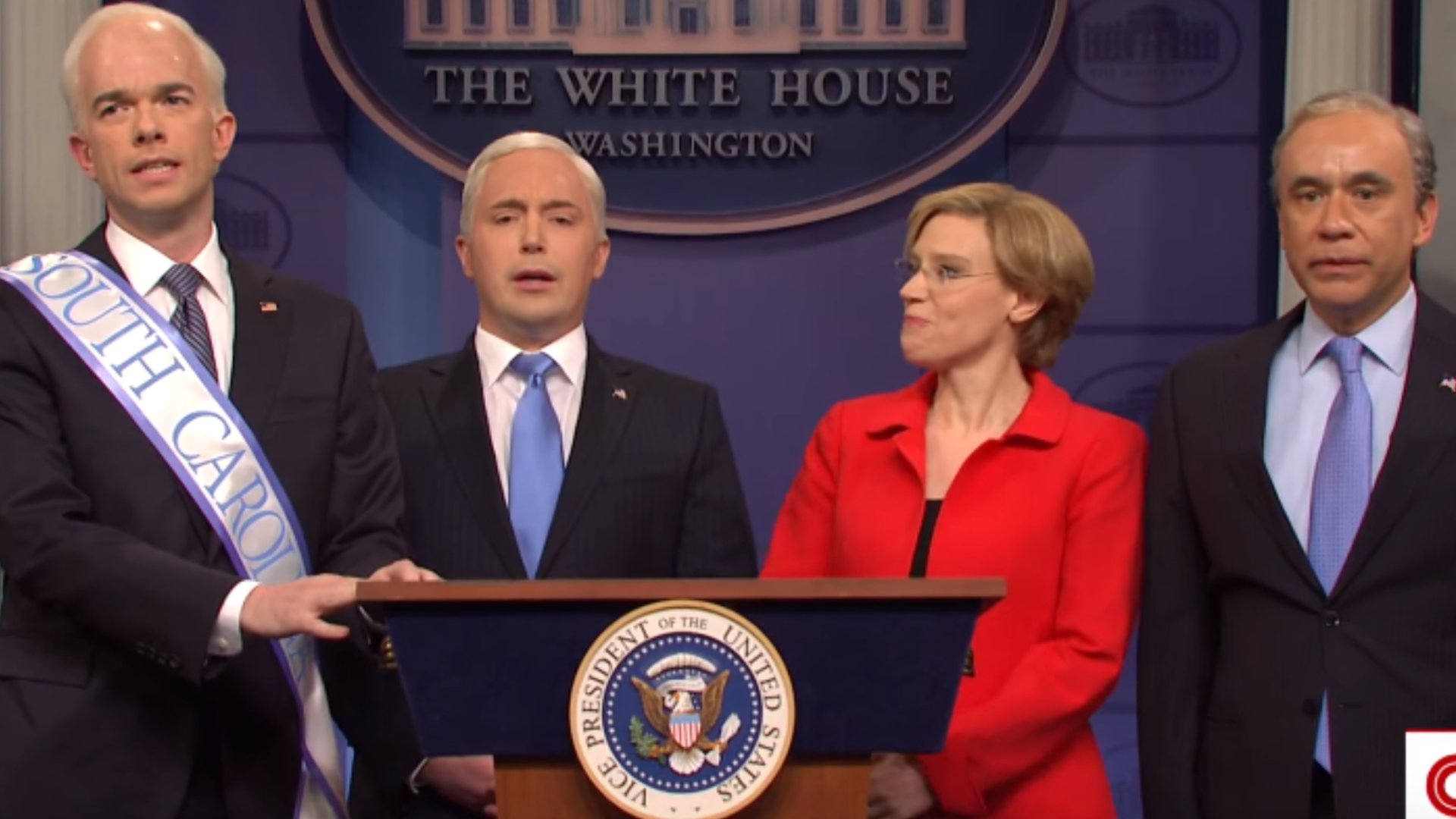 John Mulaney, Beck Bennett, Kate McKinnon, and Fred Armisen, Saturday Night Live