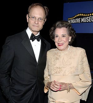 David Hyde Pierce and Kitty Carlisle Hart - 2005 Theatre Museum Awards in New York City, October 11, 2005