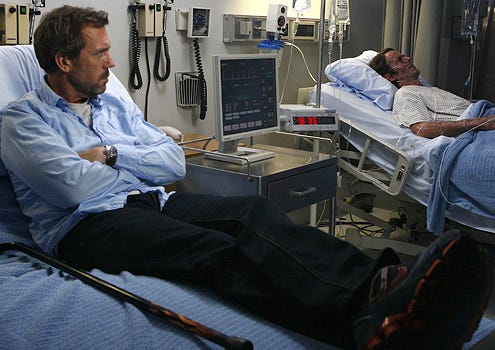 House - Season 4 - "Whatever it Takes" - House (Hugh Laurie) is recruited by the CIA to treat a deathly ill agent (Chad Willett)