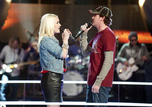 The Voice - Season 1 - Emily Valentine and Curtis Grimes