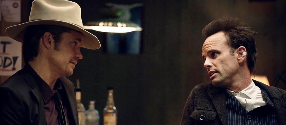 Timothy Olyphant and Walton Goggins, Justified