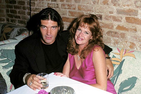 Antonio Banderas and  Melanie Griffith - "Desperado" Premiere - Aug. 1995