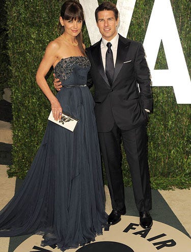 Katie Holmes and Tom Cruise - The 2012 Vanity Fair Oscar party, February 26, 2012