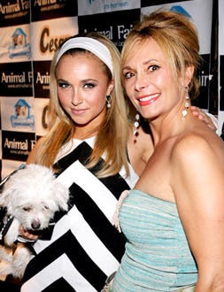 Hayden Panettiere and guest - "Paws for Style" animal fair, April 2006