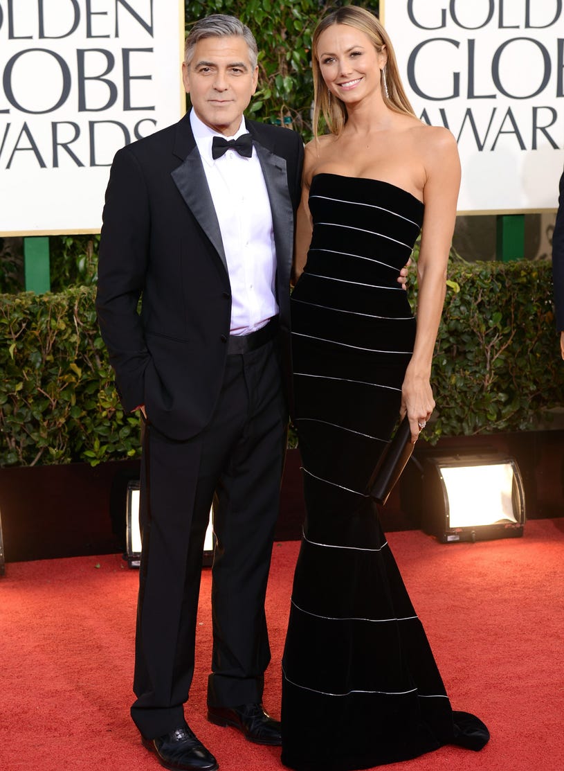 George Clooney and Stacy Keibler - 70th Annual Golden Globe Awards in Beverly Hills, California, Januay 13, 2013