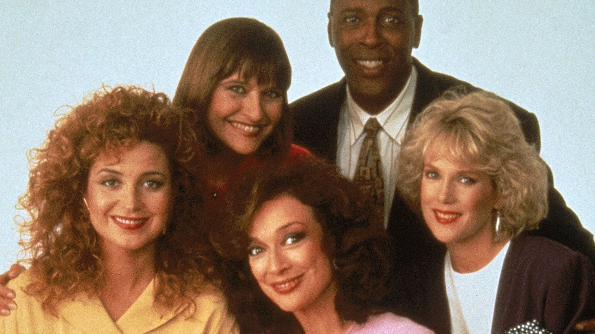 Annie Potts, Jan Hooks, Meshach Taylor, Julia Duffy and Dixie Carter, Designing Women