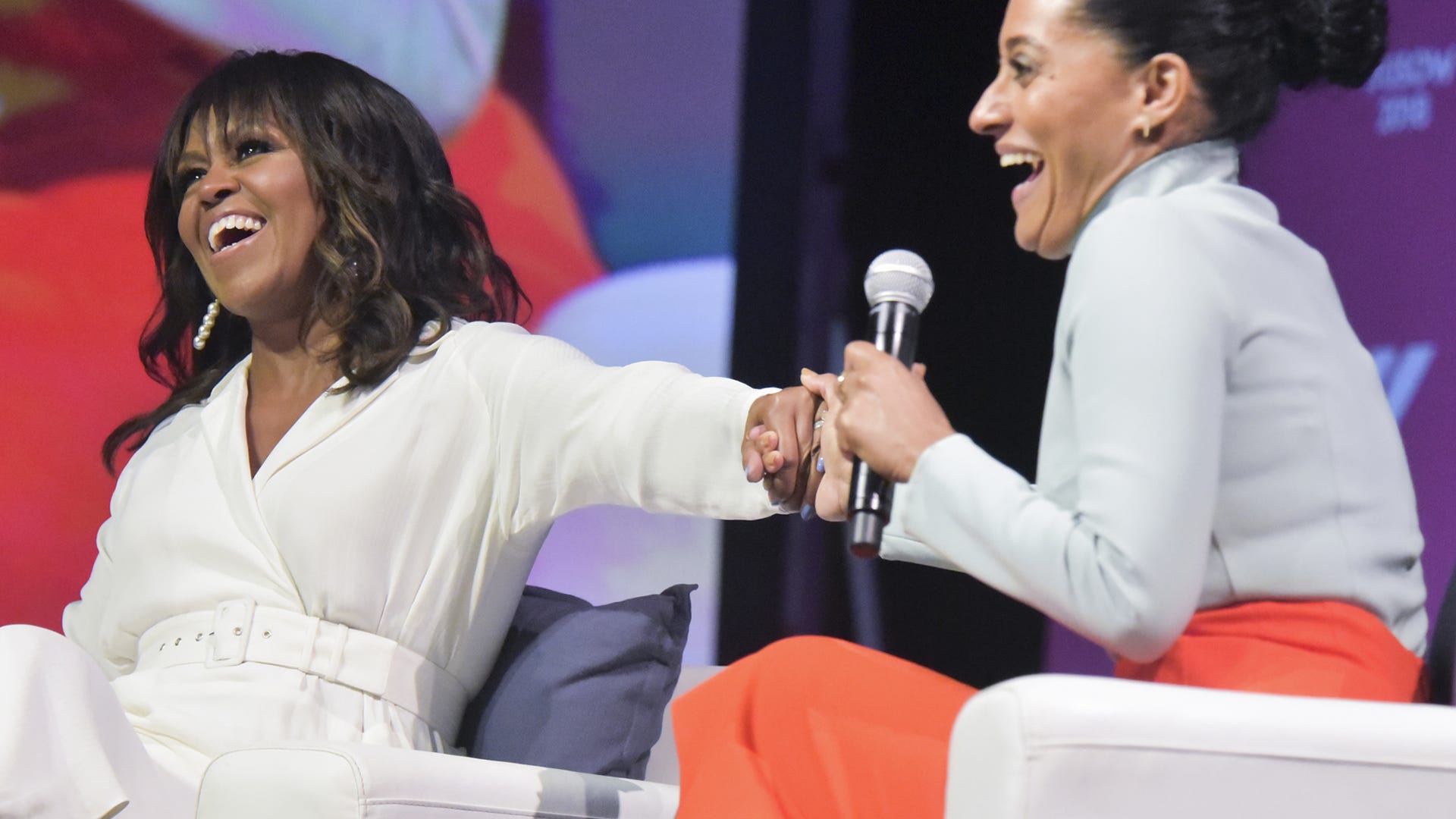 Michelle Obama and Tracee Ellis Ross