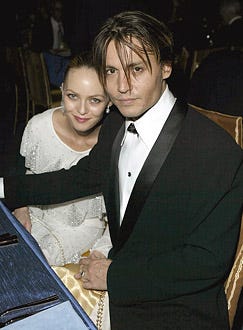 Vanessa Paradis and Johnny Depp - The 76th Annual Academy Awards, February 29, 2004