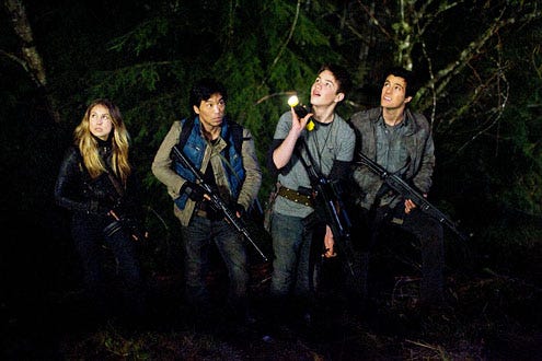 Falling Skies - Season 2 - "Shall We Gather at the River" -  Sarah Carter, Peter Shinkoda, Connor Jessup and Drew Roy