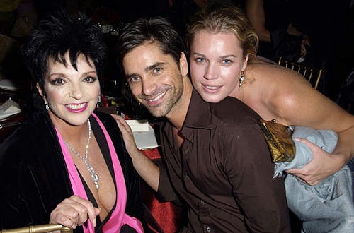 Liza Minnelli, John Stamos and Rebecca Romijn - Liza Minnelli Celebrates the Launch of her L!ZA for M.A.C Makeup Collection in New York City, September 18, 2003