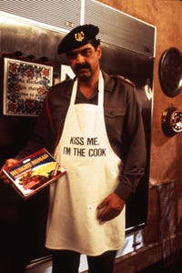 Jerry Haleva as Saddam Hussein