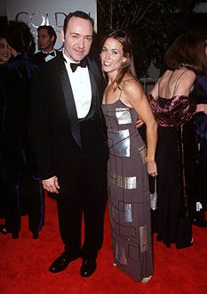 Kevin Spacey & Sheryl Crow - The 55th Annual Golden Globe Awards, January 18, 1998