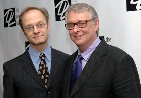 David Hyde Pierce and Mike Nichols - The 71st Annual Drama League Awards in New York City, May 13, 2005