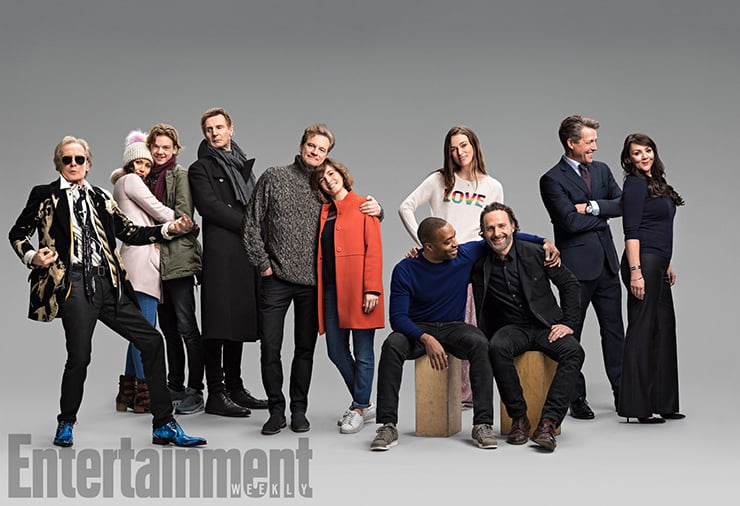 The cast of Love Actually