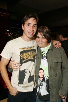 Justin Long and Andy Milonakis -  "Waiting" premiere, Sept. 2005