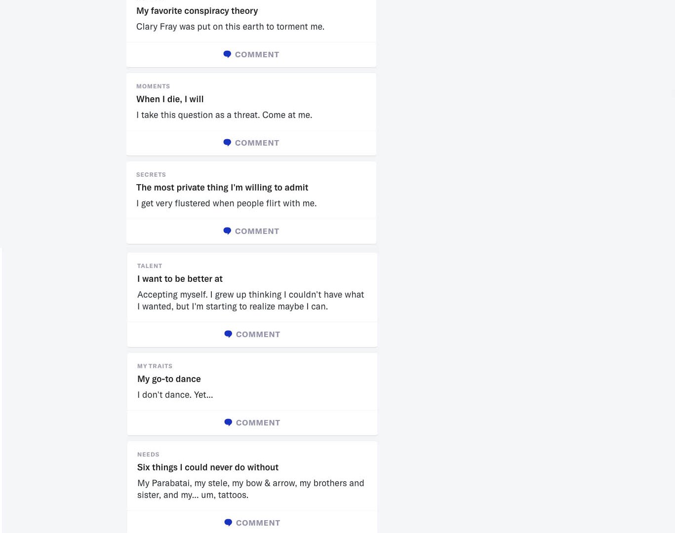 Alec Lightwood Dating Profile