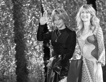 Meg Ryan and Laura Dern - Vanity Fair Oscar Party, Feb. 2004