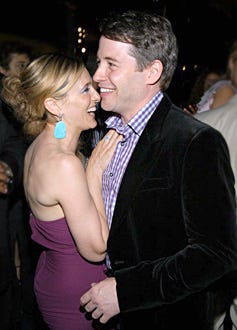 Sarah Jessica Parker and Matthew Broderick - "Sex and the City" 6th Season premiere after party in New York City, June 18, 2003