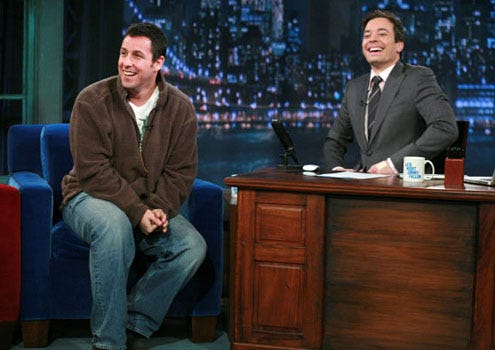 Late Night with Jimmy Fallon - Season 3 - Adam Sandler and Jimmy Fallon