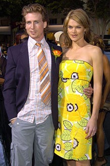Josh Meyers and Missi Pyle - "Soul Plane" premiere, May 2004