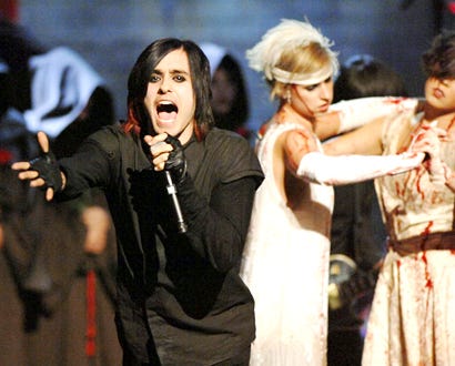 Jared Leto of 30 Seconds to Mars - Chainsaw Awards, October 15, 2006