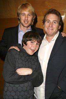 Owen Wilson, Mike Binder and guest - "The Wendell Baker Story" premiere, May 2007