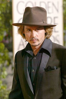 Johnny Depp - The 61st Annual Golden Globe Awards, January 25, 2004