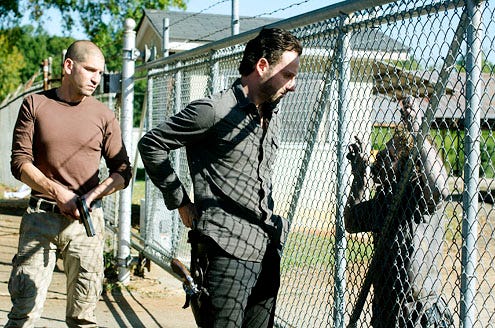 The Walking Dead - Season 2 - "18 Miles Out" - Jon Bernthal and Andrew Lincoln