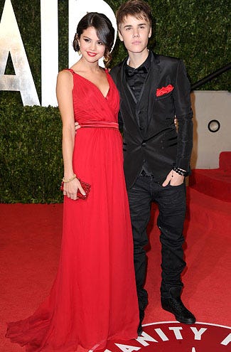 Selena Gomez and Justin Bieber - The Vanity Fair Oscar party hosted by Graydon Carter, February 27, 2011