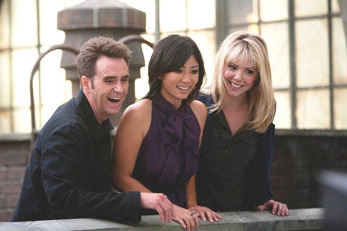 100 Questions - Season 1 - "Wayne?" - Christopher Moynihan as Mike, Smith Cho as Leslie and Collette Wolfe as Jill