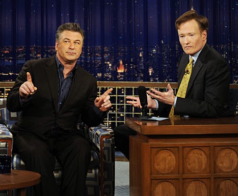 Late Night with Conan O'Brien - Alec Baldwin, Conan O'Brien - Feb. 12, 2009