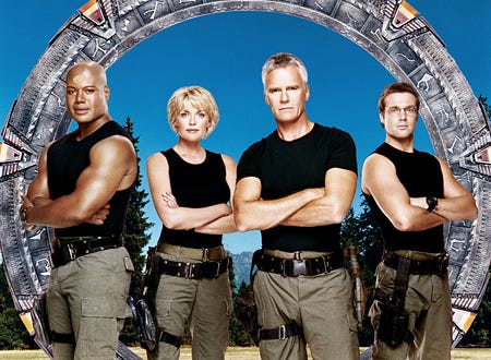 Stargate SG-1 - Richard Dean Anderson, Amanda Tapping, Beau Bridges, Michael Shanks and  Christopher Judge